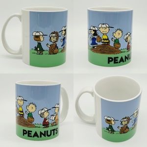 Peanuts Baseball Classic Cartoon Ceramic Coffee Mug: Classic Cartoon Tea Cup